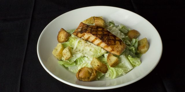 Grilled Salmon Caesar Salad Box