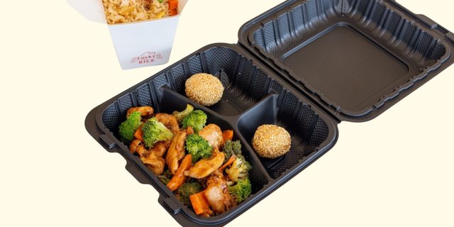 Broccoli Chicken Tso Lunch Box
