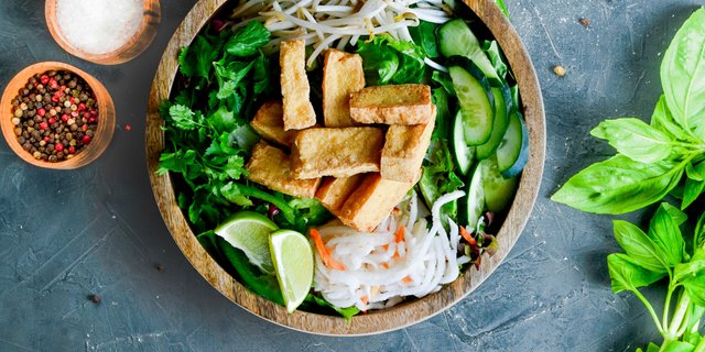 Soy-Glazed Tofu Rice Bowl