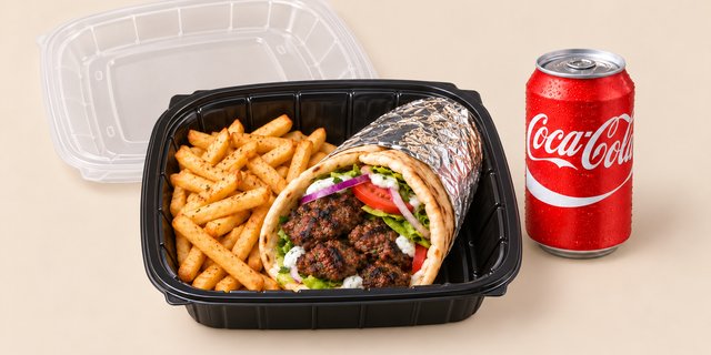 Grilled Kofte Wrap Combo