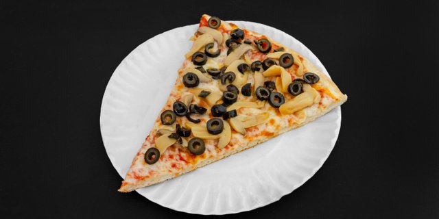 Black Olive & Mushroom Pizza