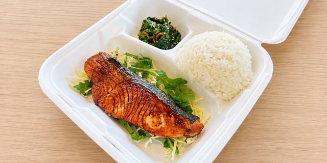 Teriyaki Salmon Bento Box