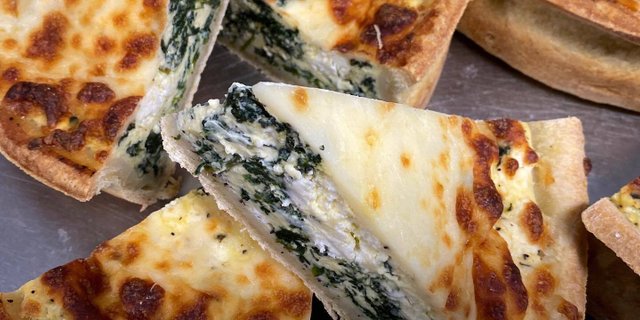 Spinach & Goat Cheese Quiche