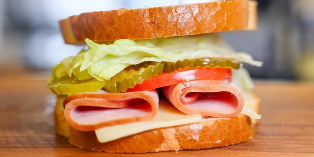 Ham & Swiss Sandwich