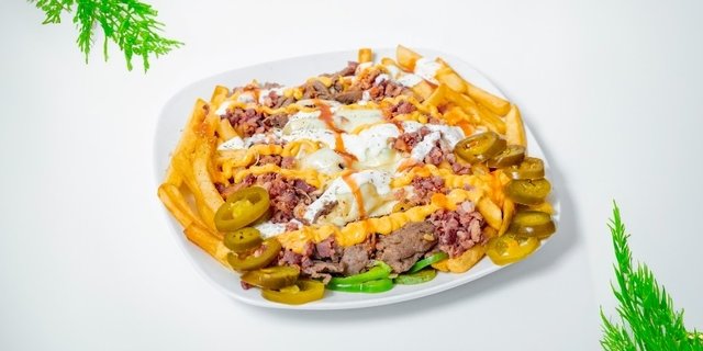 Loaded Philly Club Fries