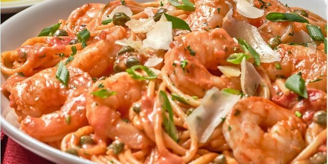 Shrimp Rossini