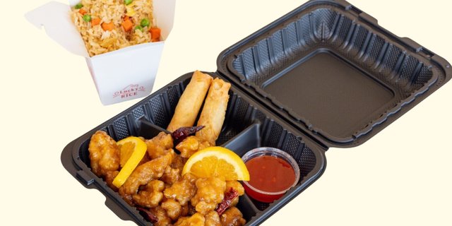 Gluten-Free Orange Chicken Tso Lunch Box