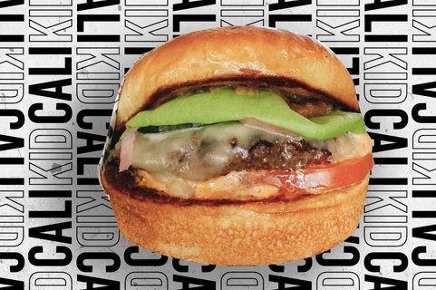 The Cali Kid Burger Platter