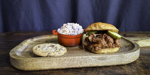 Rib Tip Pork Sandwich Boxed Lunch