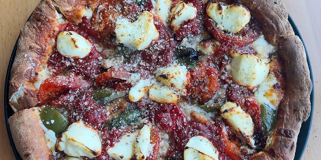 Corfu Deep-Dish Pizza