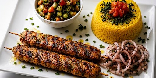 Beef Kabob Platter
