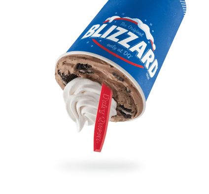 Oreo Hot Cocoa Blizzard Treat