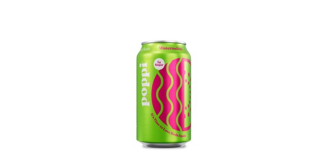 Watermelon Poppi Soda
