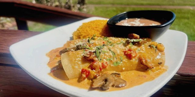 Enchiladas Del Mar Shrimp & Scallops