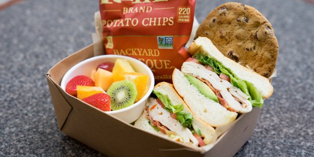 Turkey Club Sandwich Nosh Box