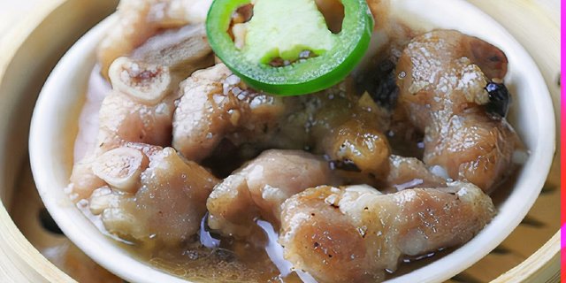 Steamed Pork Ribs In Black Bean Sauce