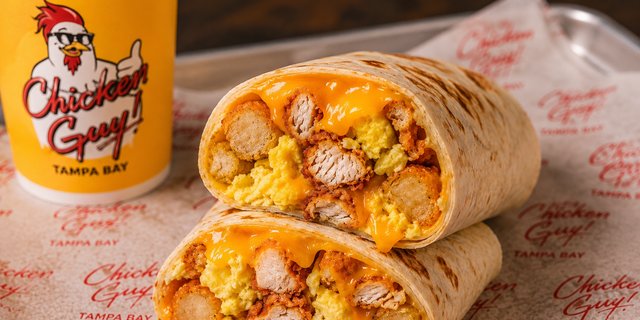 Fried Tender Breakfast Wraps