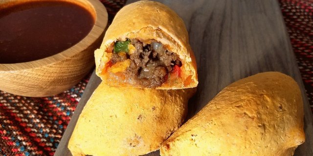 Beef & Cheddar Empanada