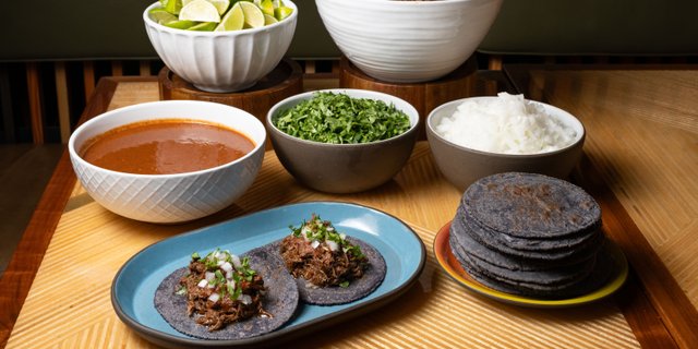 Short Rib Quesabirria Taco Bar