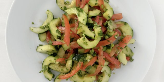 Fresh Tomato & Cucumber Salad
