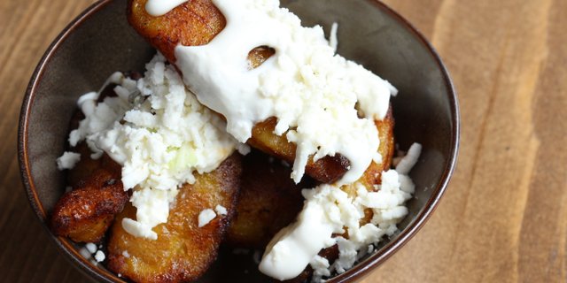 Platanos con Crema