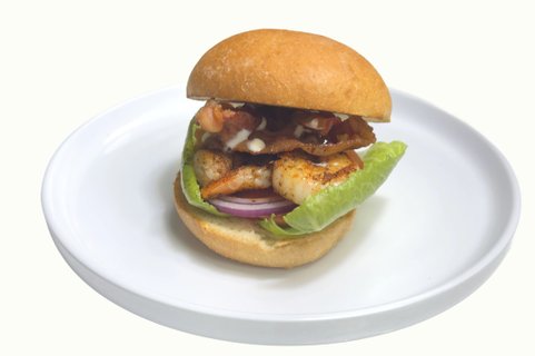 Grilled Shrimp (Po'Boy Style) Slider