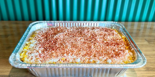 Pan of Street Corn