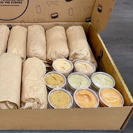 Spicy Chicken Cold Wrap Group Boxes