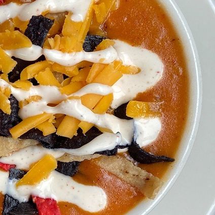 Cheesy Chicken Tortilla Soup
