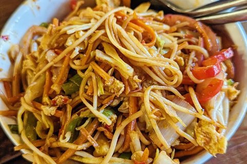 Vegetable Hakka Noodles