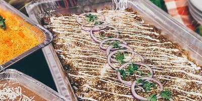 Vegetarian Enchiladas de Mole Platter