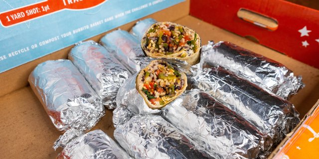 Veggie Burrito Box