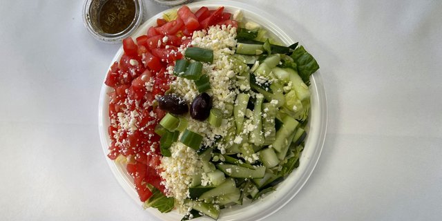 Individual Chopped Greek Salad