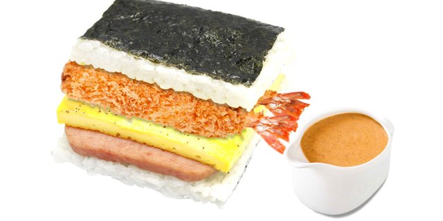 Curry Double Shrimp Onigiri