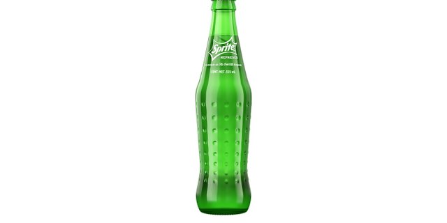 Glass Bottle Sprite