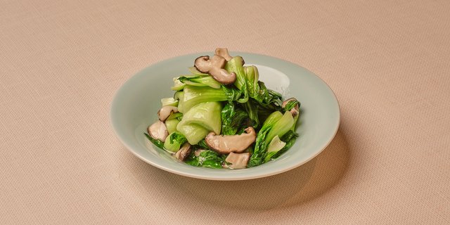 Sautéed Bok Choy W/ Shiitake Mushrooms