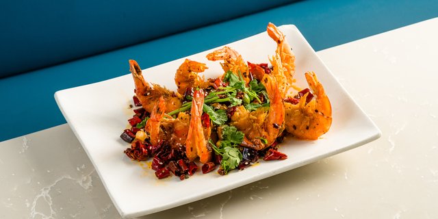 Ma-La Szechuan Prawns