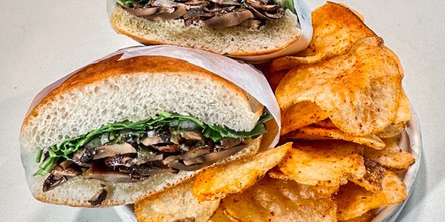 Mushroom Sandwich