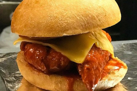 Fire Chicken & Cheese Sandwich