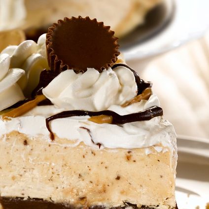 Peanut Butter Silk Pie Slice