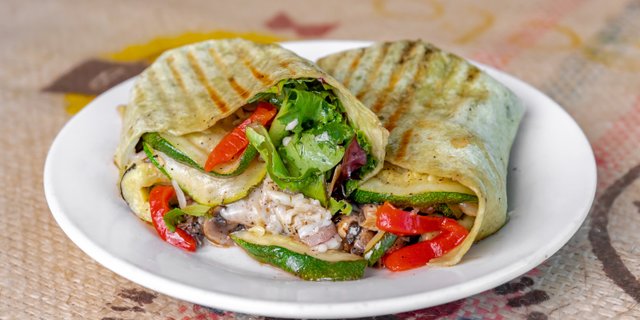 Grilled Veggie Wrap