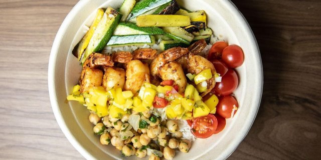 Wild Shrimp & White Rice Bowl