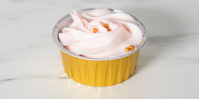 Pink Champagne Cupcake