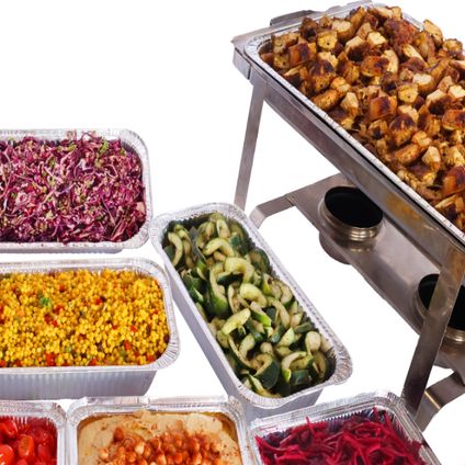 chicken kebab grill spread