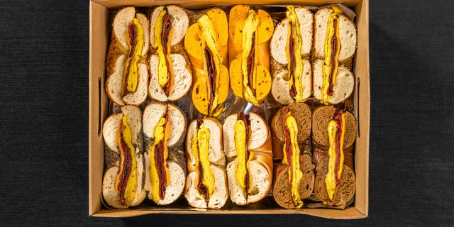 Bacon, Egg & Cheese Bagel Sandwich Box