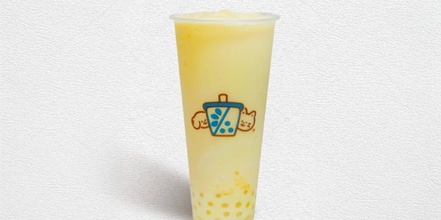 Mango Slush w/ Crystal Boba