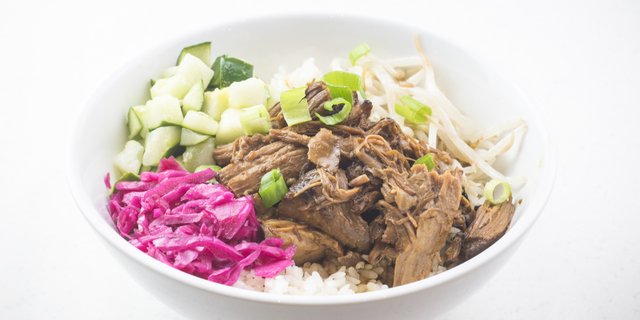 Slow-Braised Pork Rice Bowl