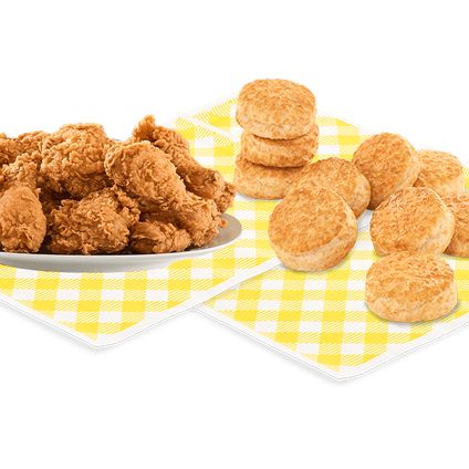 12pc Chicken Box W/6 Biscuits