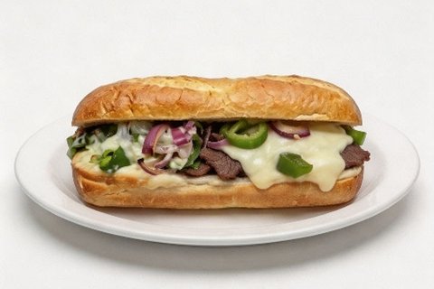 Philadelphia Cheesesteak Sandwich