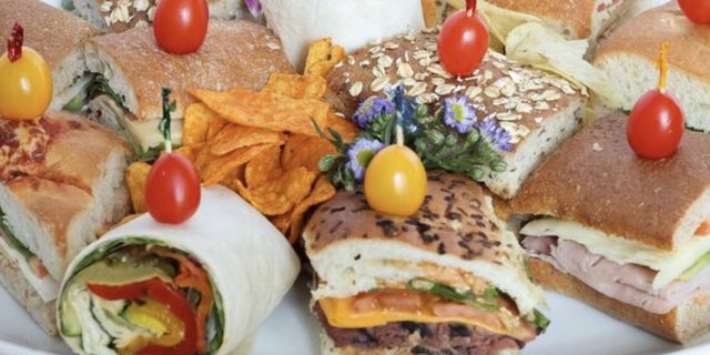 Savory Breakfast Finger Sandwiches & Pinwheels